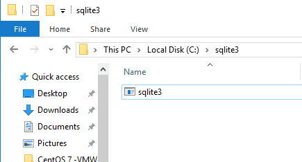 Install Sqlite3 on Windows 10